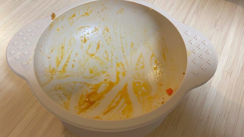 カレーの完食写真